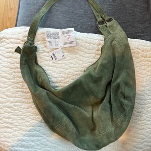Free People Green Hobo Bag